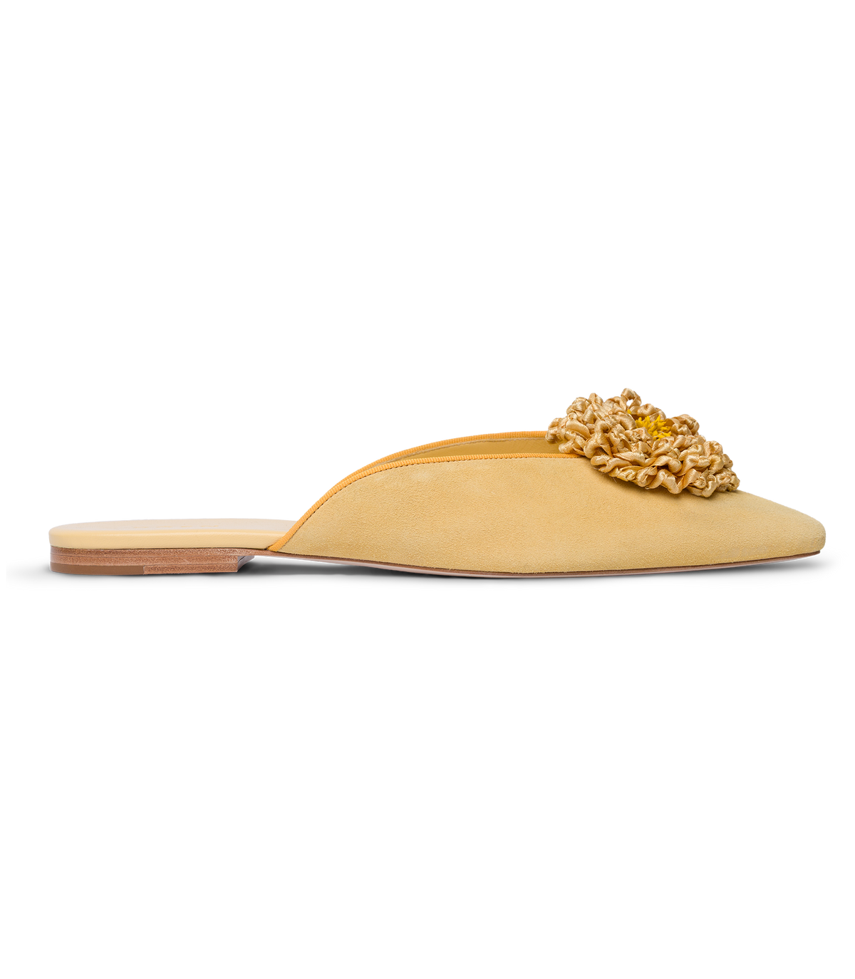 Adair Slide in Cantaloupe Suede - view 3