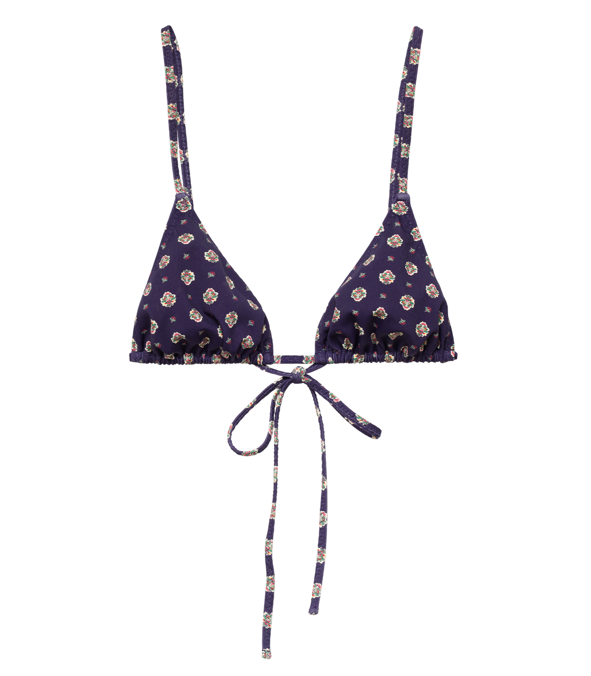 Capri Bikini Top in Navy Cadiz Foulard - view 10