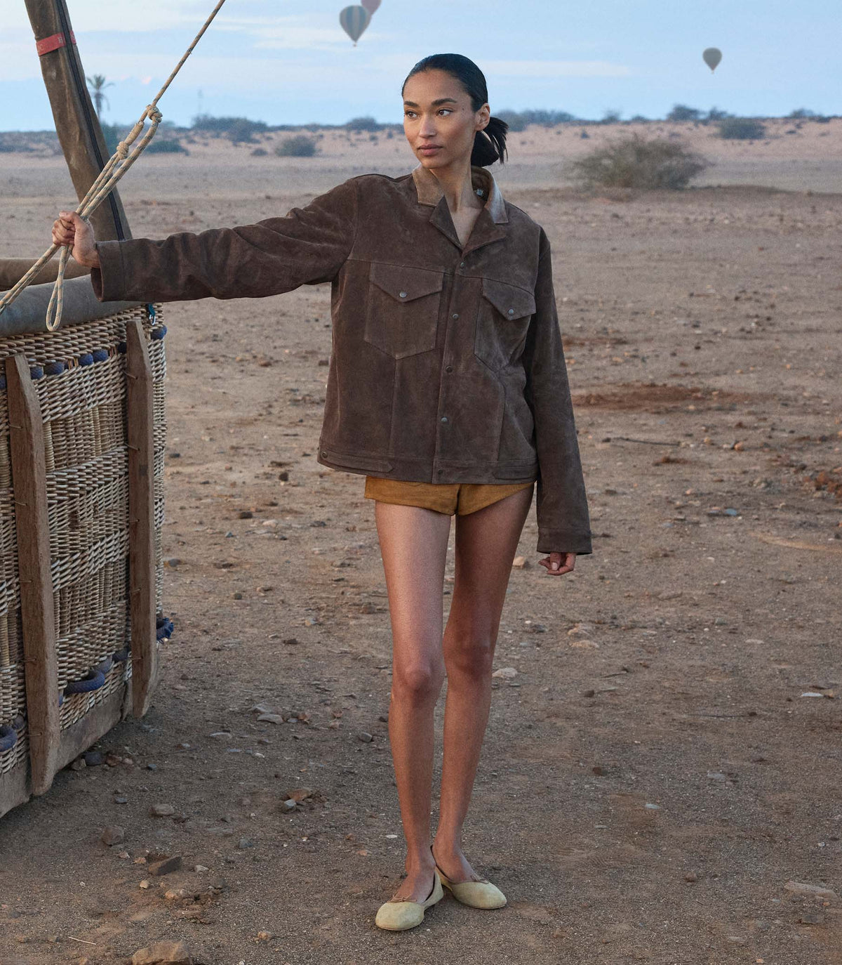 Carson Suede Jacket in Sable - view 4