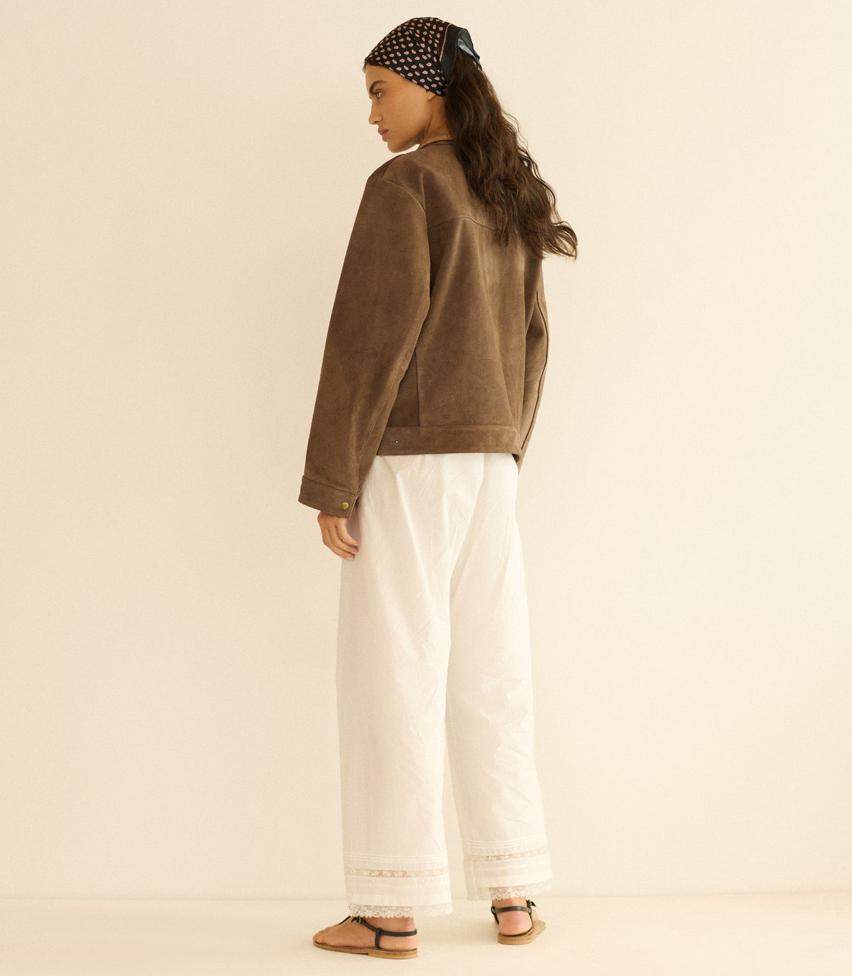 Carson Suede Jacket in Sable - view 9
