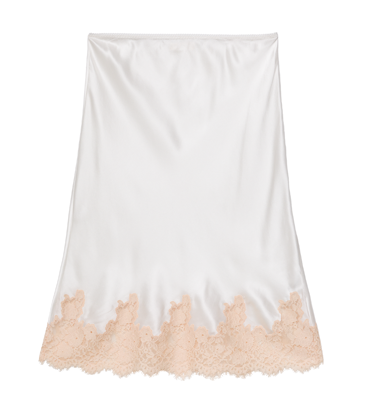 Elowette Skirt in Salt and Peach Lace - view 7