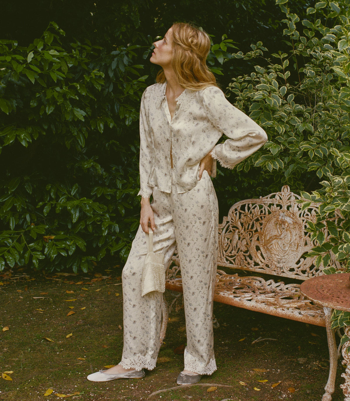 Felise Pant in Camellia Bloom - view 2