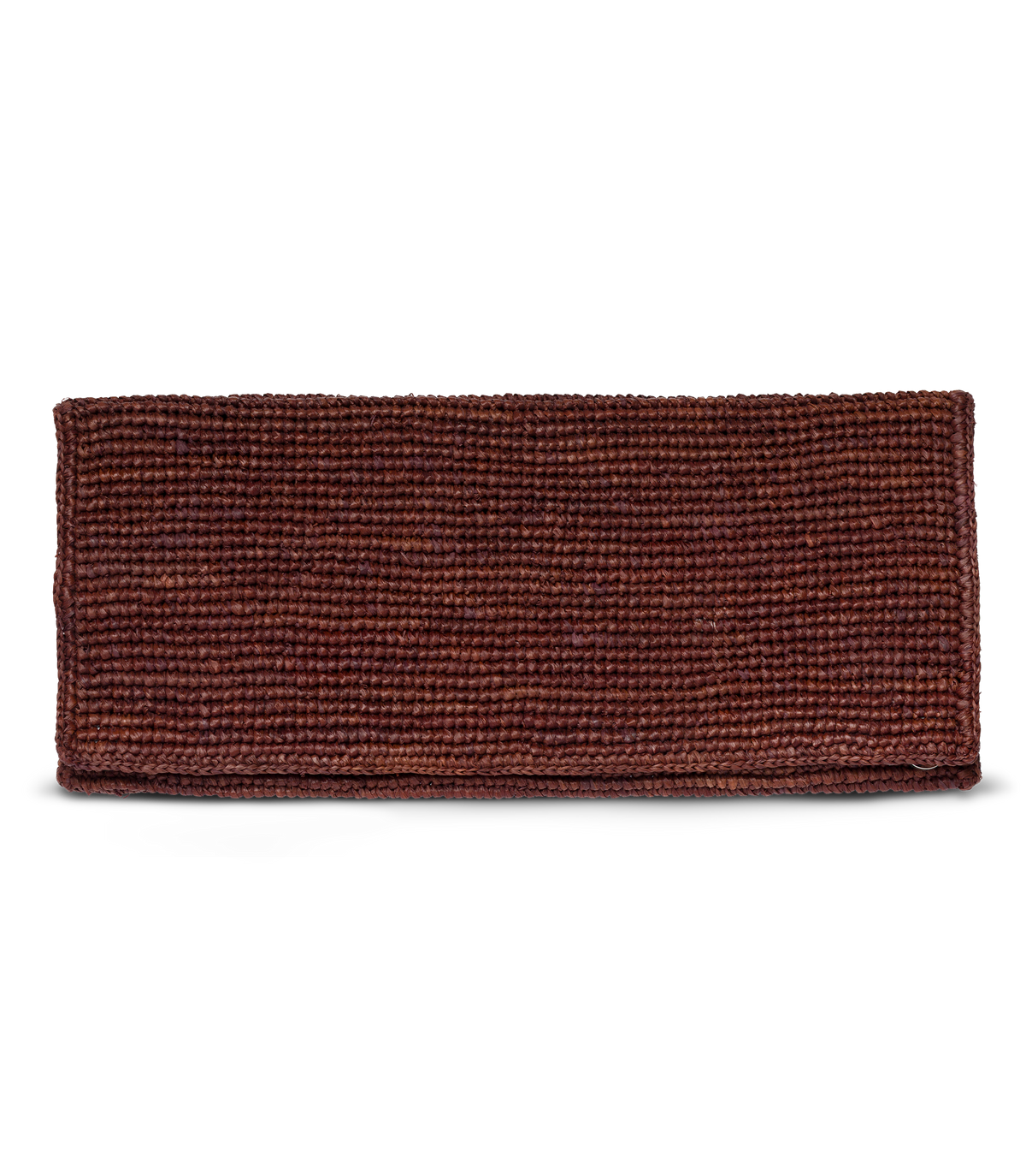 Muriel Clutch in Marron Raffia - view 3