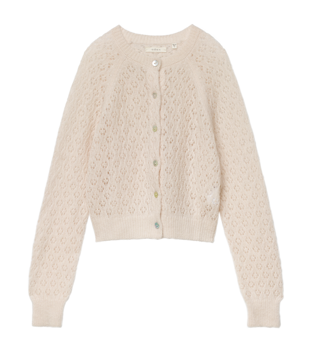 Petra Pointelle Cardigan in Heather Dogwood - view 5