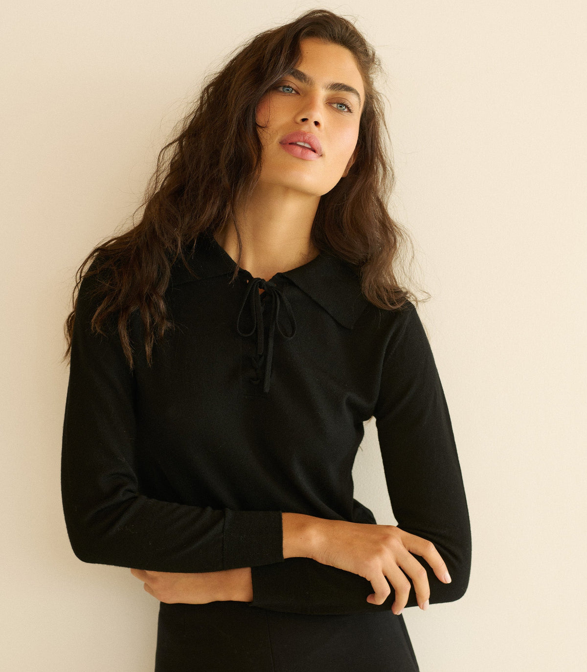 Reed Sweater in Black - view 6