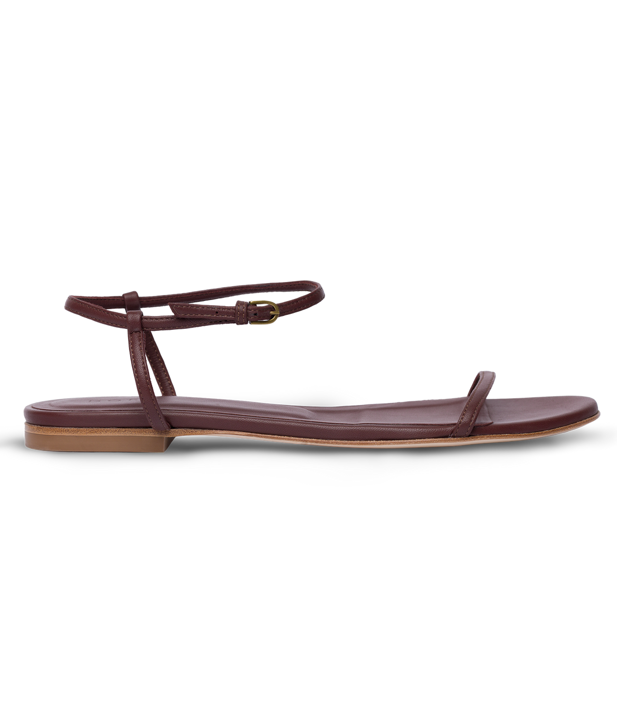 Sartene Sandal in Dark Chocolate Nappa - view 4