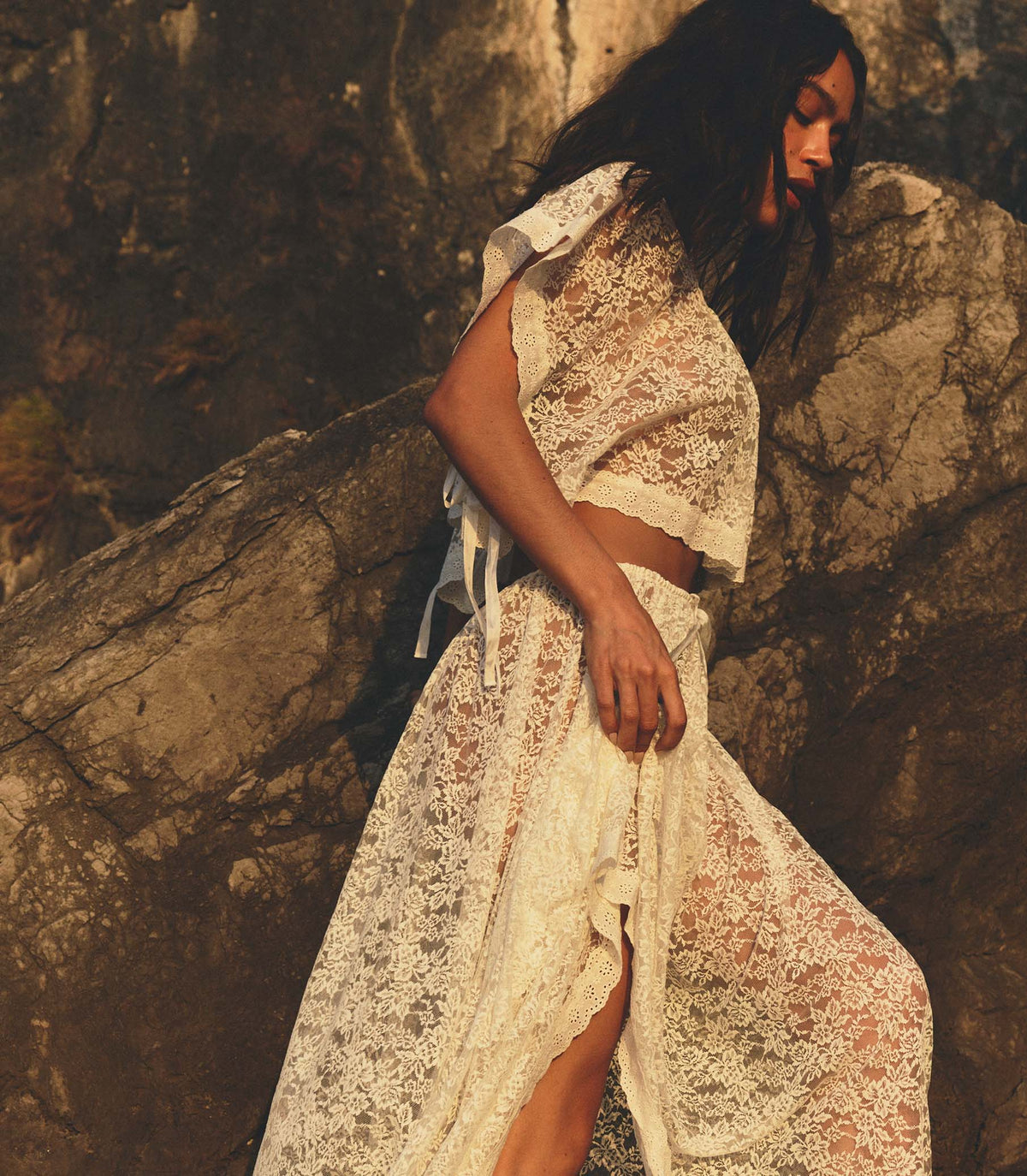 Zinnia Skirt in Salt - view 4