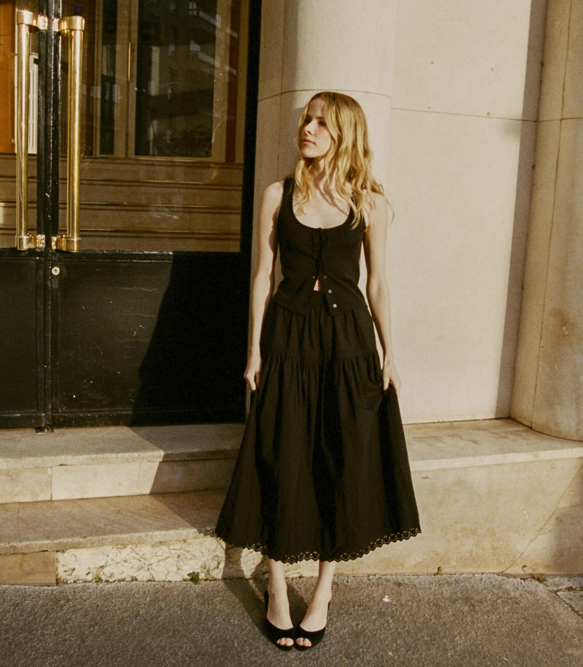Sebastiane Skirt in Black - view 3