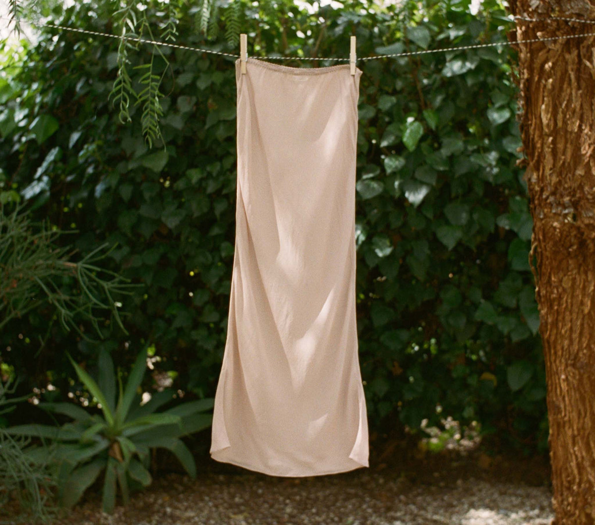 Long Skirt Slip in Conch - view 1