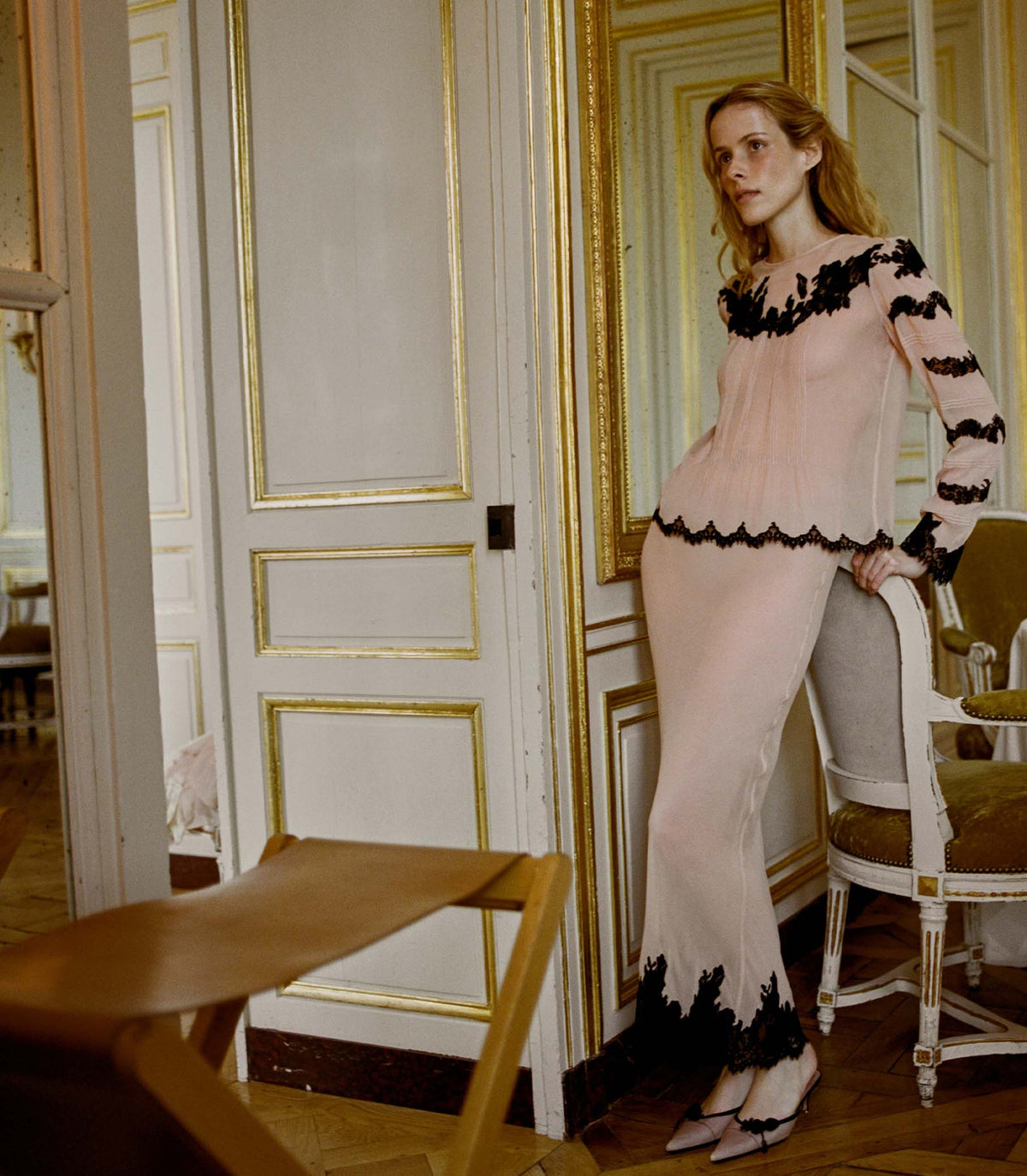 Albertine Anniversary Top in Soft Peach - view 2