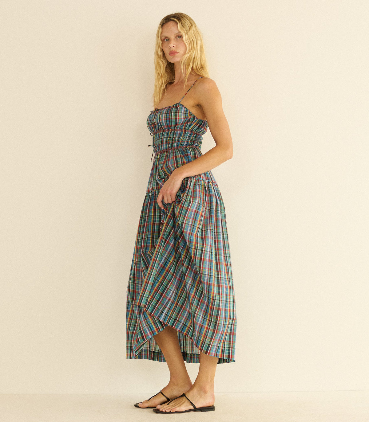 Brielle Dress in Alderbrook Plaid - view 3