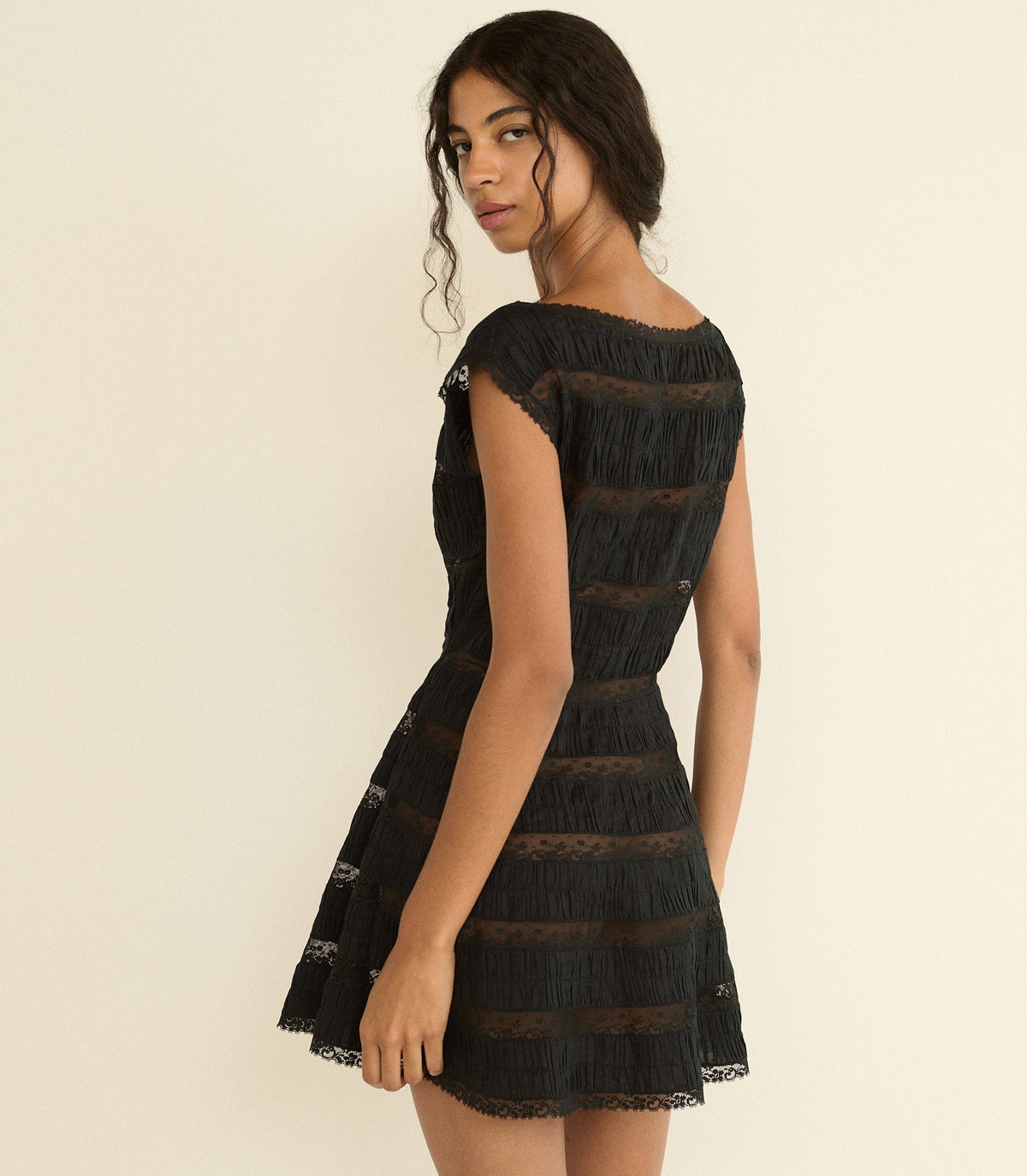 Cornella Dress in Black - view 6