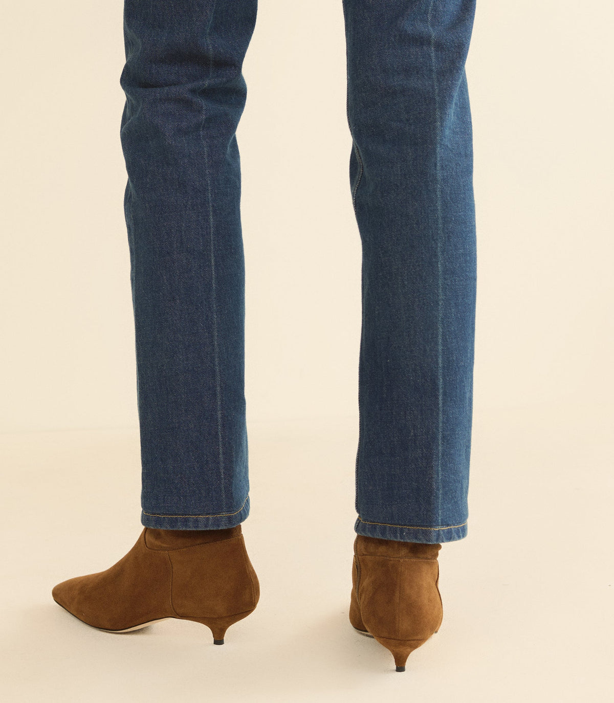 Devi Boot in Tortoise Stretch Suede - view 4