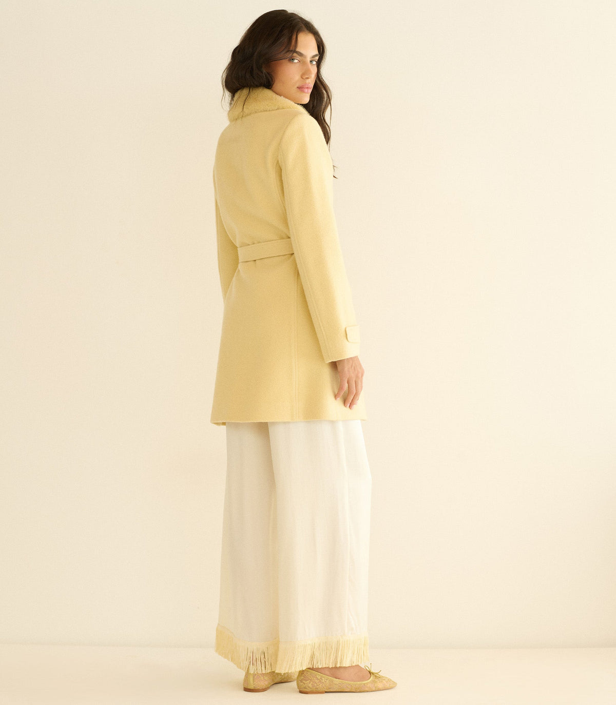 Greenwich Coat in Citrone - view 5