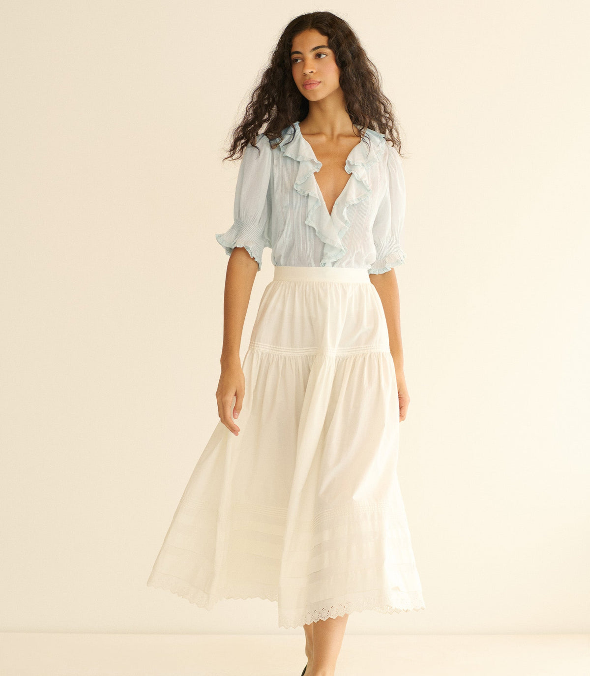 Henri Top in Alice Blue - view 2