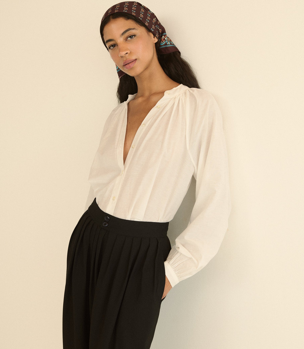 Julienne Top in Salt - view 2