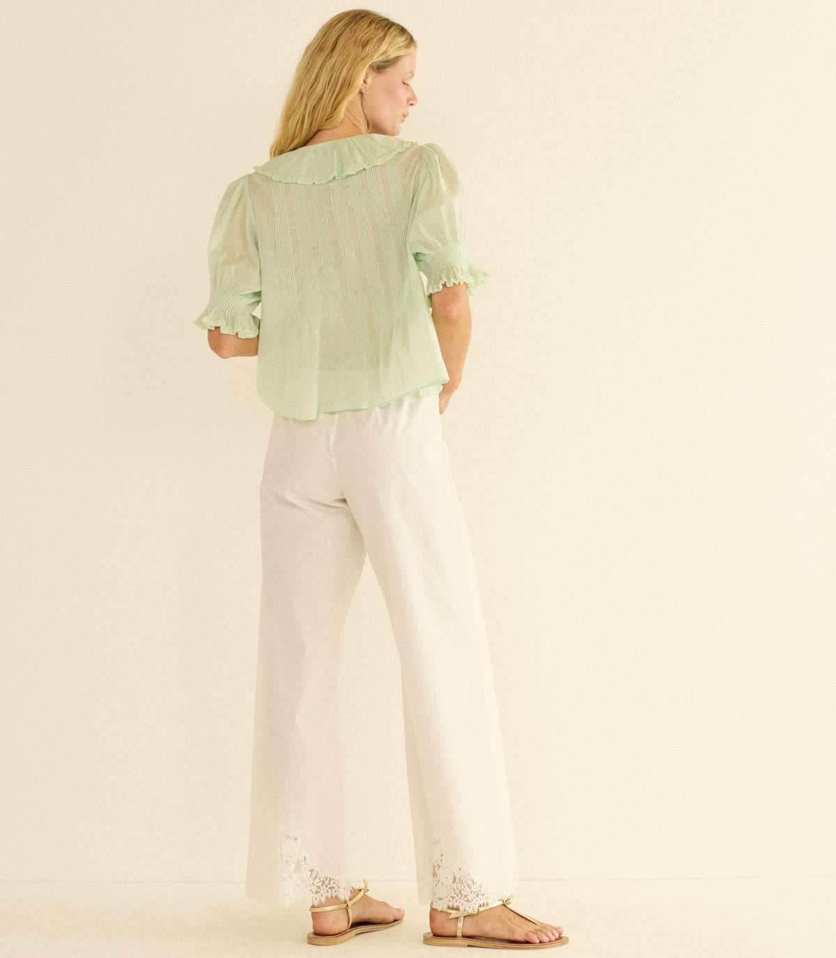 Lavona Pant in Salt - view 9