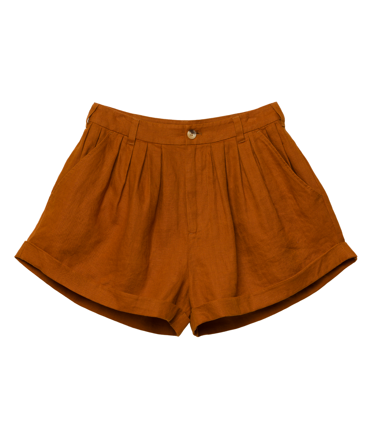 Paige Linen Short in Sedona Clay - view 7