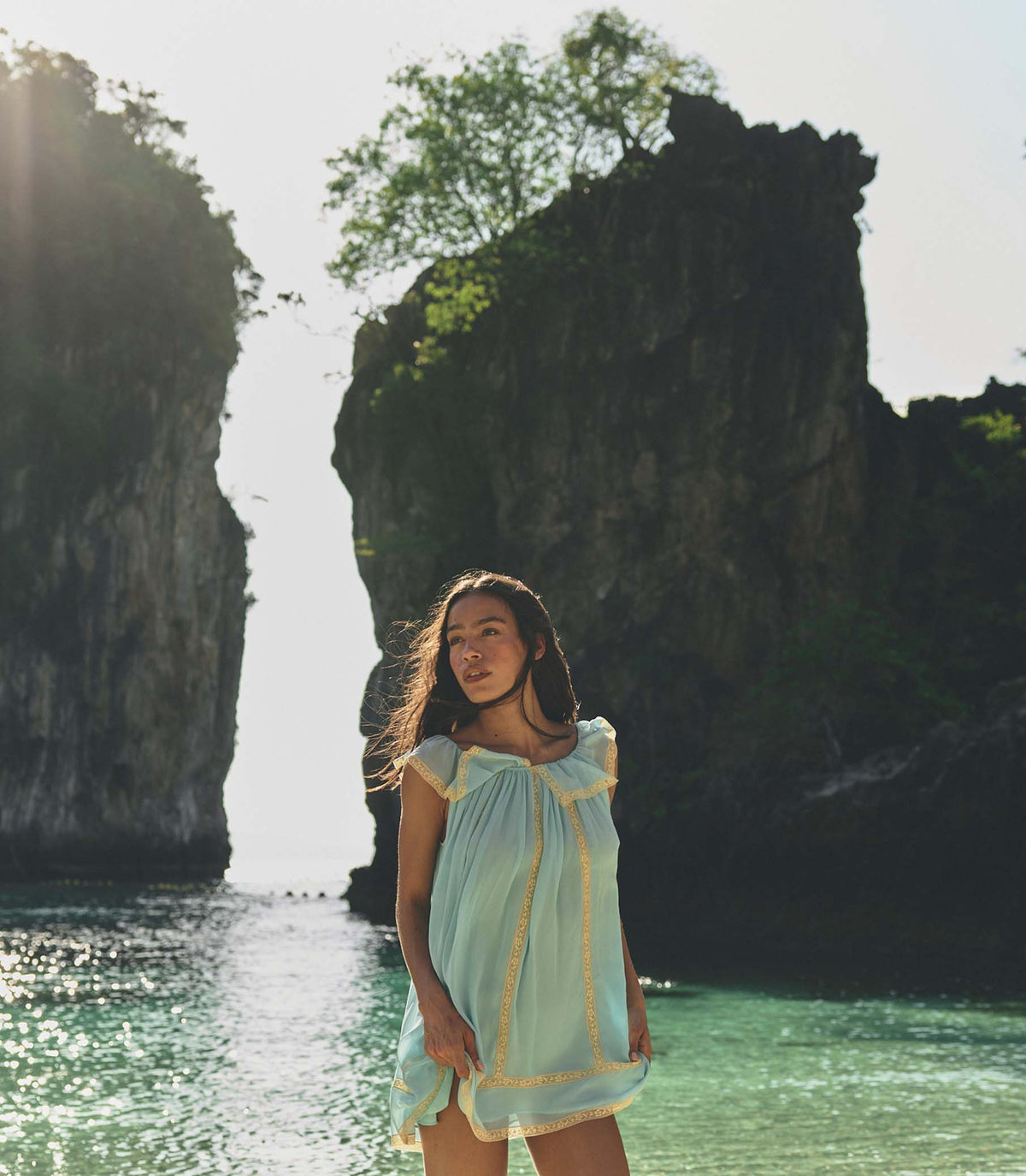Suzette Dress in Pale Wisteria - view 6
