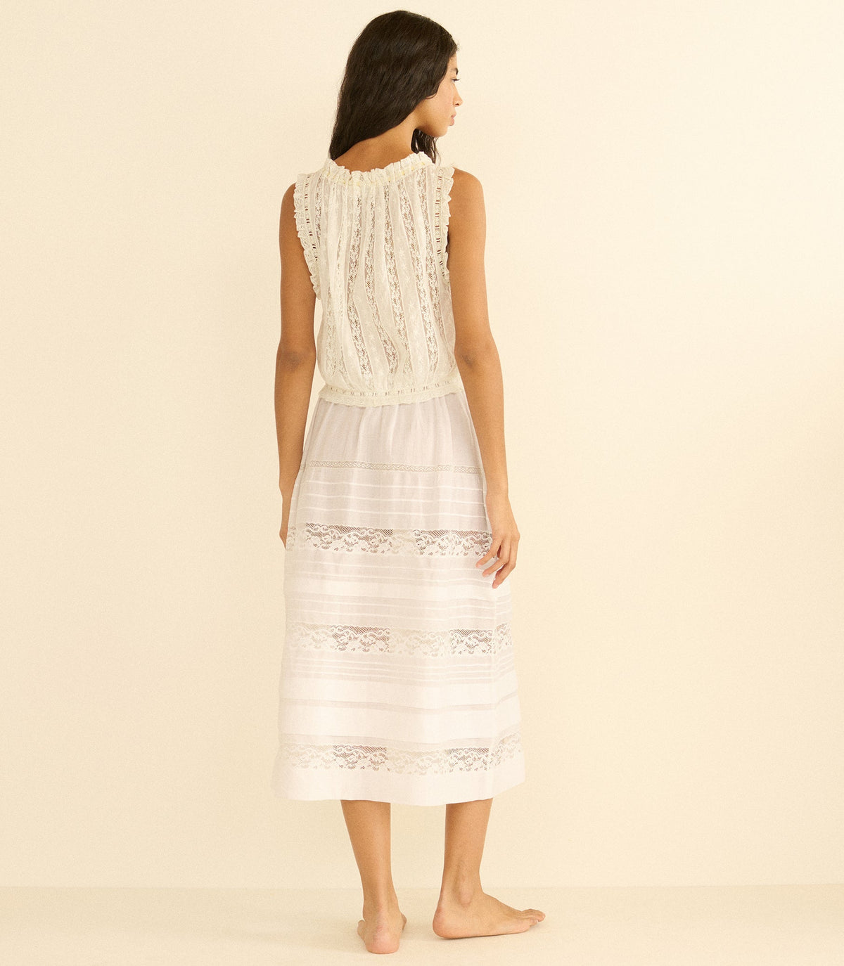 Vetiver Top in Salt - view 4